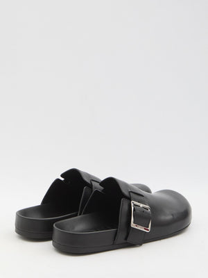 LOEWE Leather Ease Buckle Flat Shoes