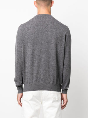 COLOMBO Cashmere-Blend Crewneck Sweater for Men - FW23