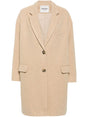 ISABEL MARANT ETOILE Long Camel Beige Modern Jacket for Women