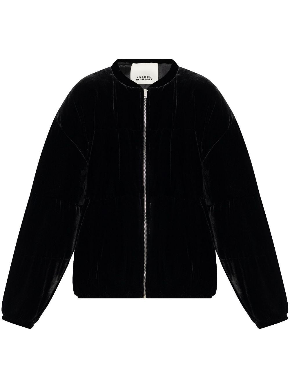 ISABEL MARANT Elegant Black Velvet Bomber