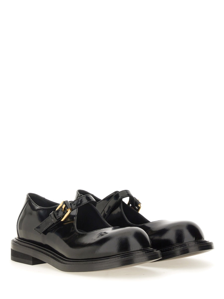 MOSCHINO COUTURE Elegant Olive Moccasins for Women