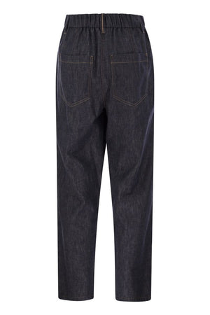 BRUNELLO CUCINELLI Lightweight Denim Five-Pocket Trousers