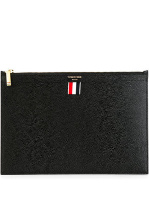 THOM BROWNE Mini Leather Document Holder