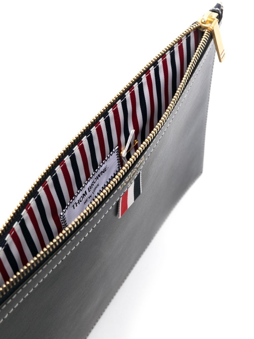 THOM BROWNE Mini Leather Document Case