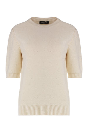 FABIANA FILIPPI Short Sleeve Sequin Sweater