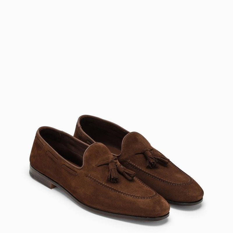 CHURCH'S Suede Loafer with Tassels - Size 9