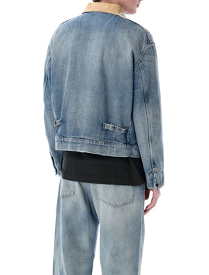 MAISON MARGIELA Light Blue Denim Jacket for Men