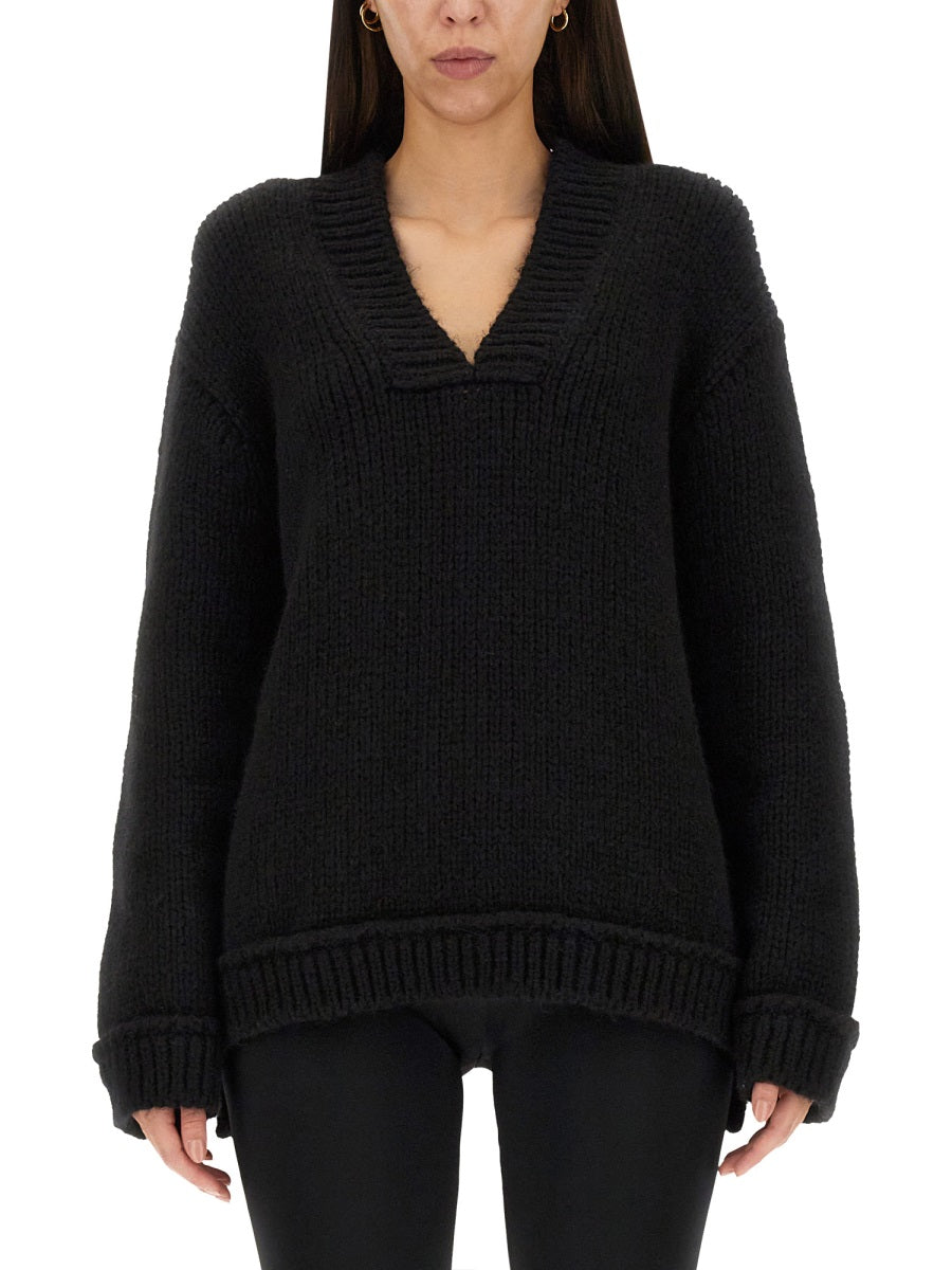 TOM FORD V-Neck Wool Blend Sweater