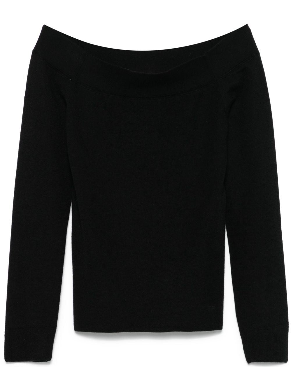 TOM FORD Long Sleeved Off The Shoulder Knit Top