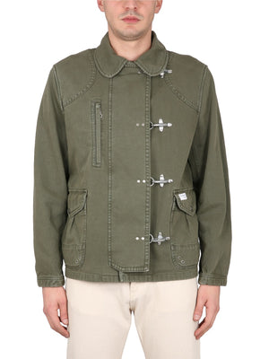 FAY Military-Inspired Jacket with 4 Hooks for Men