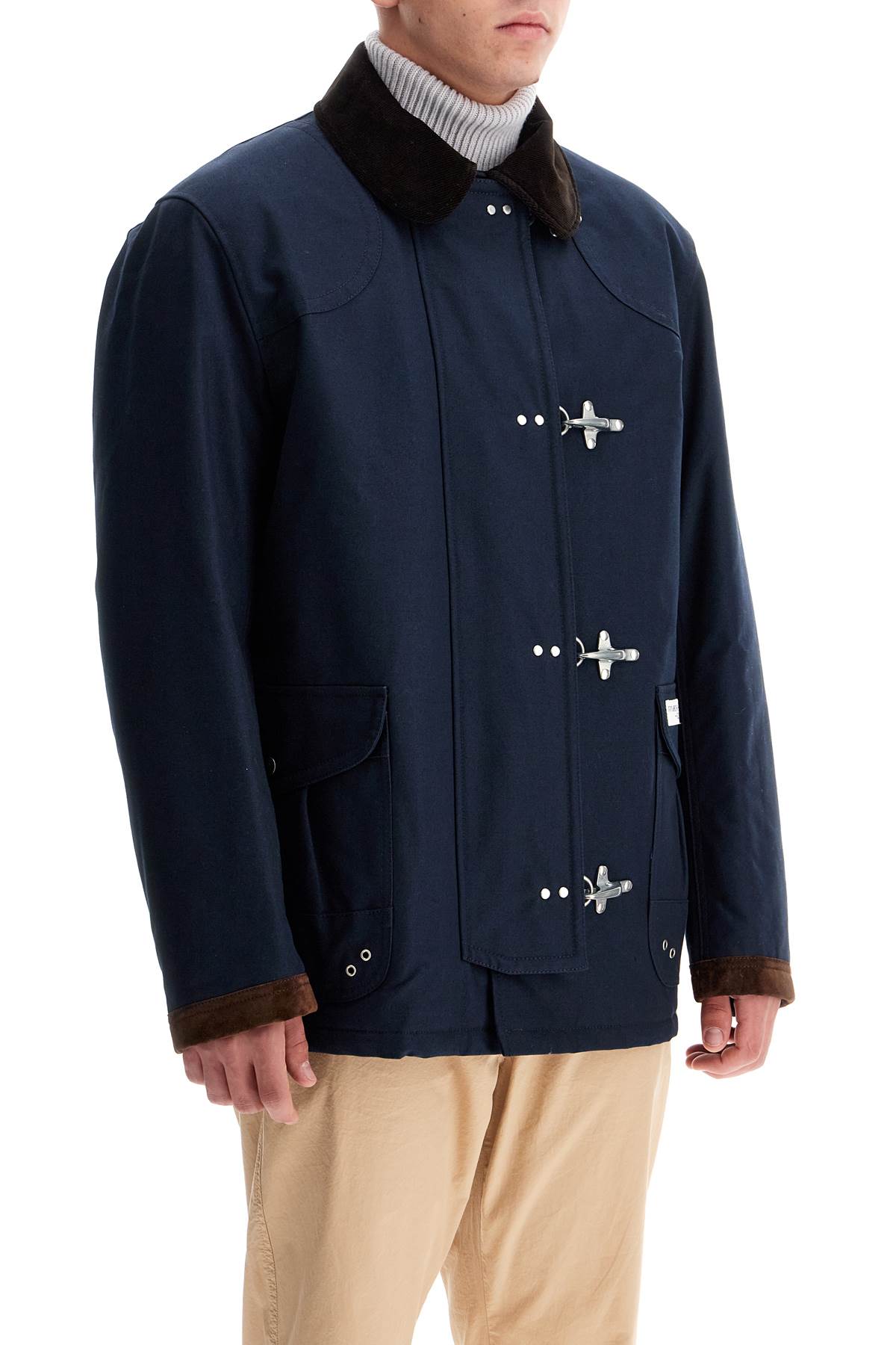 FAY ARCHIVE Classic 4-Hook Canvas Jacket - Regular Fit