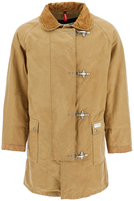 FAY ARCHIVE Men's Padded Canvas Jacket with Raglan Sleeves - Size L