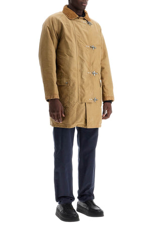 FAY ARCHIVE Men's Padded Canvas Jacket with Raglan Sleeves - Size L