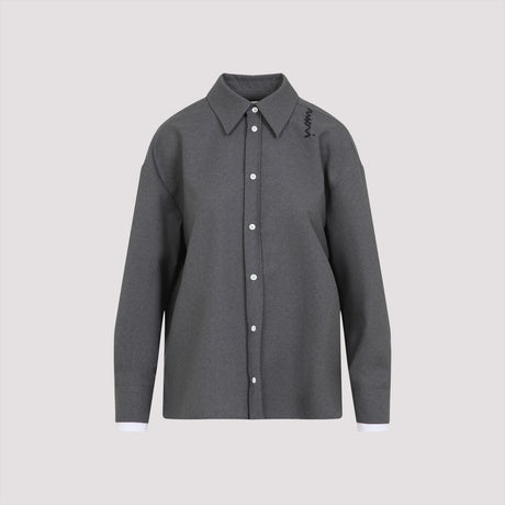 MARNI Elegant Virgin Wool Shirt for Women - Spring Summer 25