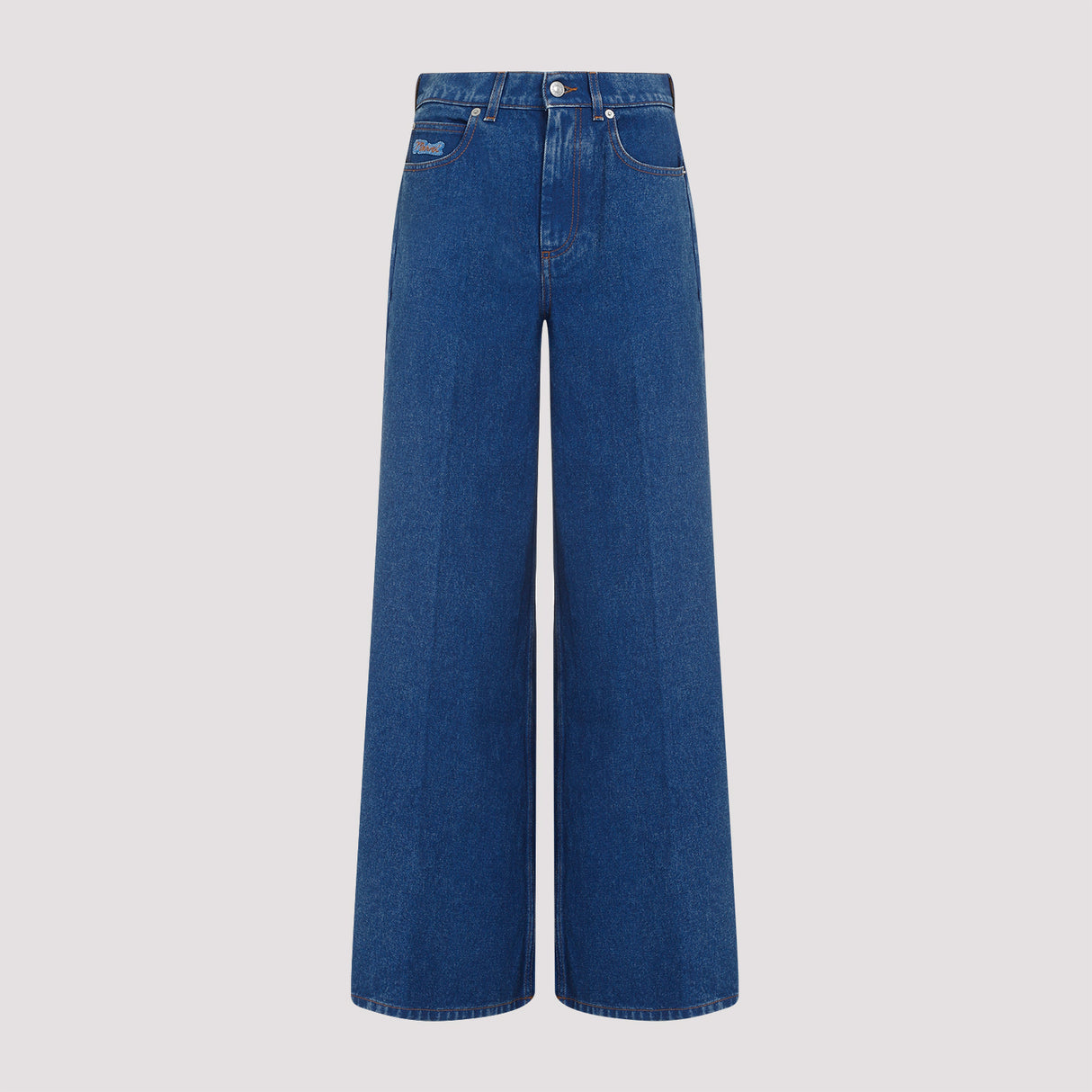 MARNI Classic Wide Leg Cotton Jeans for Women