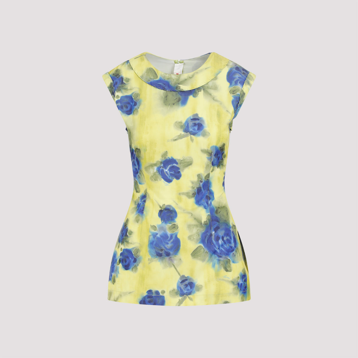 MARNI Chic Sleeveless Top with Unique Floral Pattern