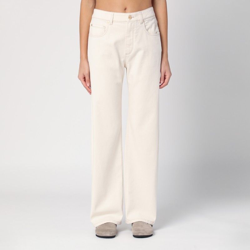 BRUNELLO CUCINELLI Wide Denim Trousers for Women