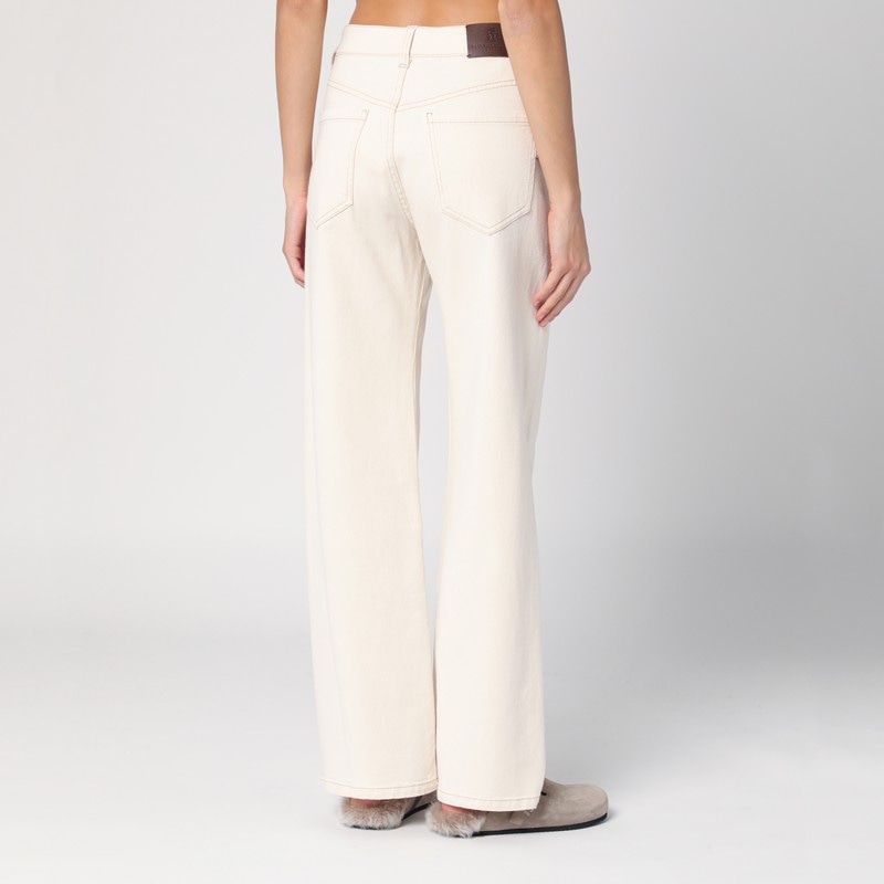 BRUNELLO CUCINELLI Wide Denim Trousers for Women