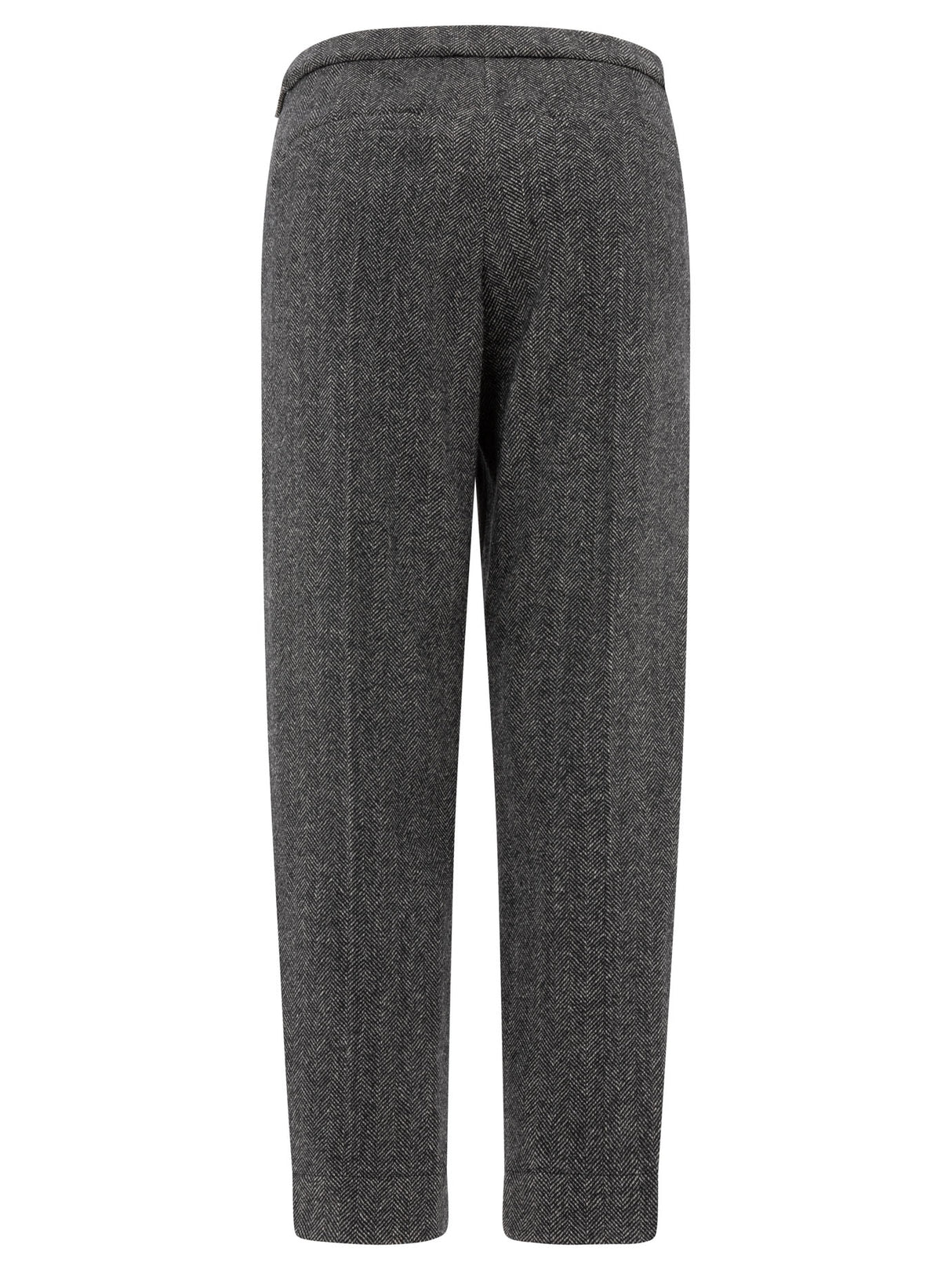 BRUNELLO CUCINELLI High Rise Baggy Sartorial Trousers for Women