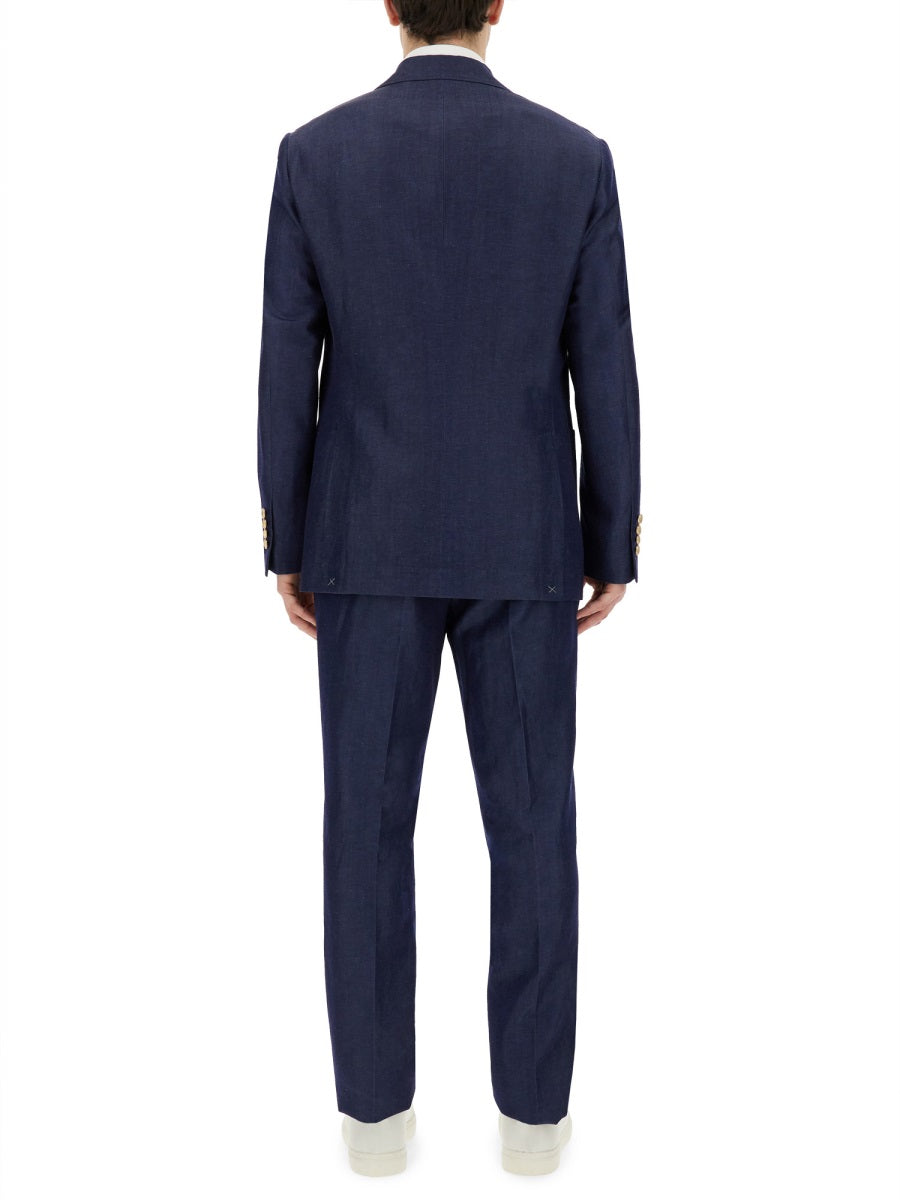 BRUNELLO CUCINELLI Double-Breasted Suit - Size 50 IT