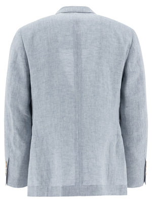 BRUNELLO CUCINELLI Linen Blazer for Men - SS25 Collection