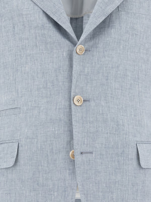 BRUNELLO CUCINELLI Linen Blazer for Men - SS25 Collection