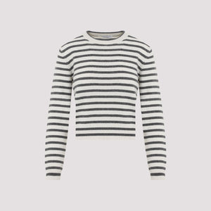 BRUNELLO CUCINELLI Stripe Paillettes Cashmere Blend Sweater for Women