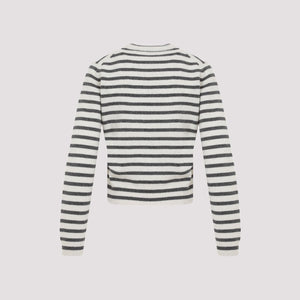 BRUNELLO CUCINELLI Stripe Paillettes Cashmere Blend Sweater for Women