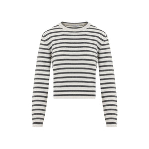 BRUNELLO CUCINELLI Stripe Paillettes Cashmere Blend Sweater for Women