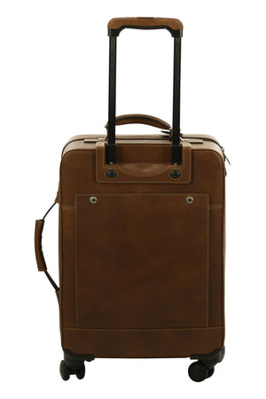 BRUNELLO CUCINELLI Elegant Calfskin Travel Trolley Bag - 42x65x24 CM