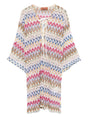 MISSONI Women's Short Kaftan with Front Tie Fastening