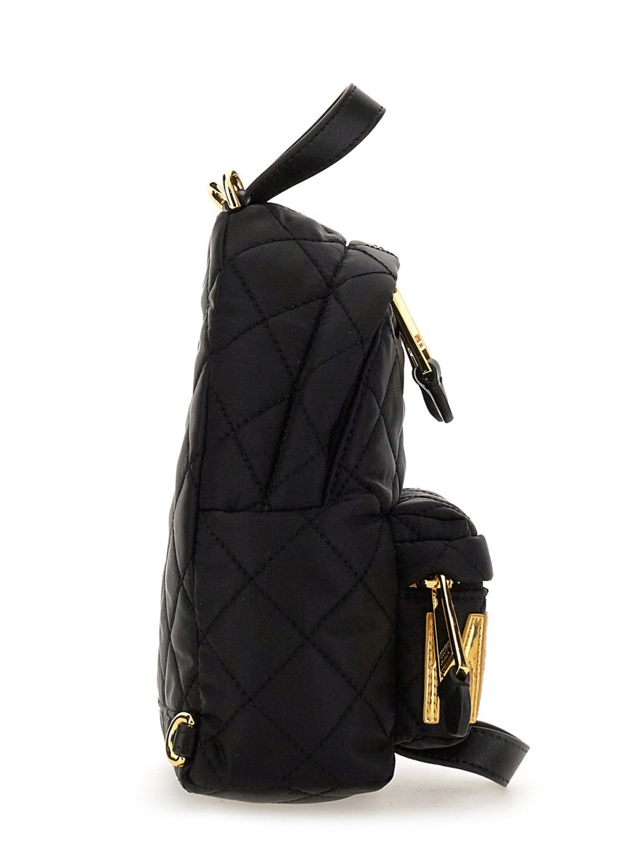 MOSCHINO COUTURE Quilted Nylon Mini Backpack