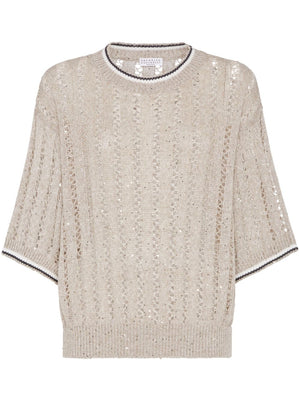 BRUNELLO CUCINELLI Dazzling Crewneck Jumper for Women