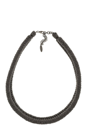 BRUNELLO CUCINELLI Delicate and Shimmering Necklace for Women in SS24 Collection