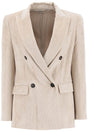 BRUNELLO CUCINELLI Double-Breasted Jacket for Women - FW23 Collection