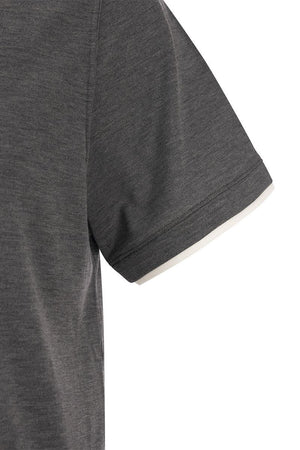 BRUNELLO CUCINELLI Silk and Cotton Layered T-Shirt