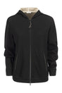 BRUNELLO CUCINELLI Luxury Fluid Fit Hoodie with Monile Detail - Size S