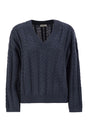 BRUNELLO CUCINELLI Dazzling Double Cable Knit T-Shirt