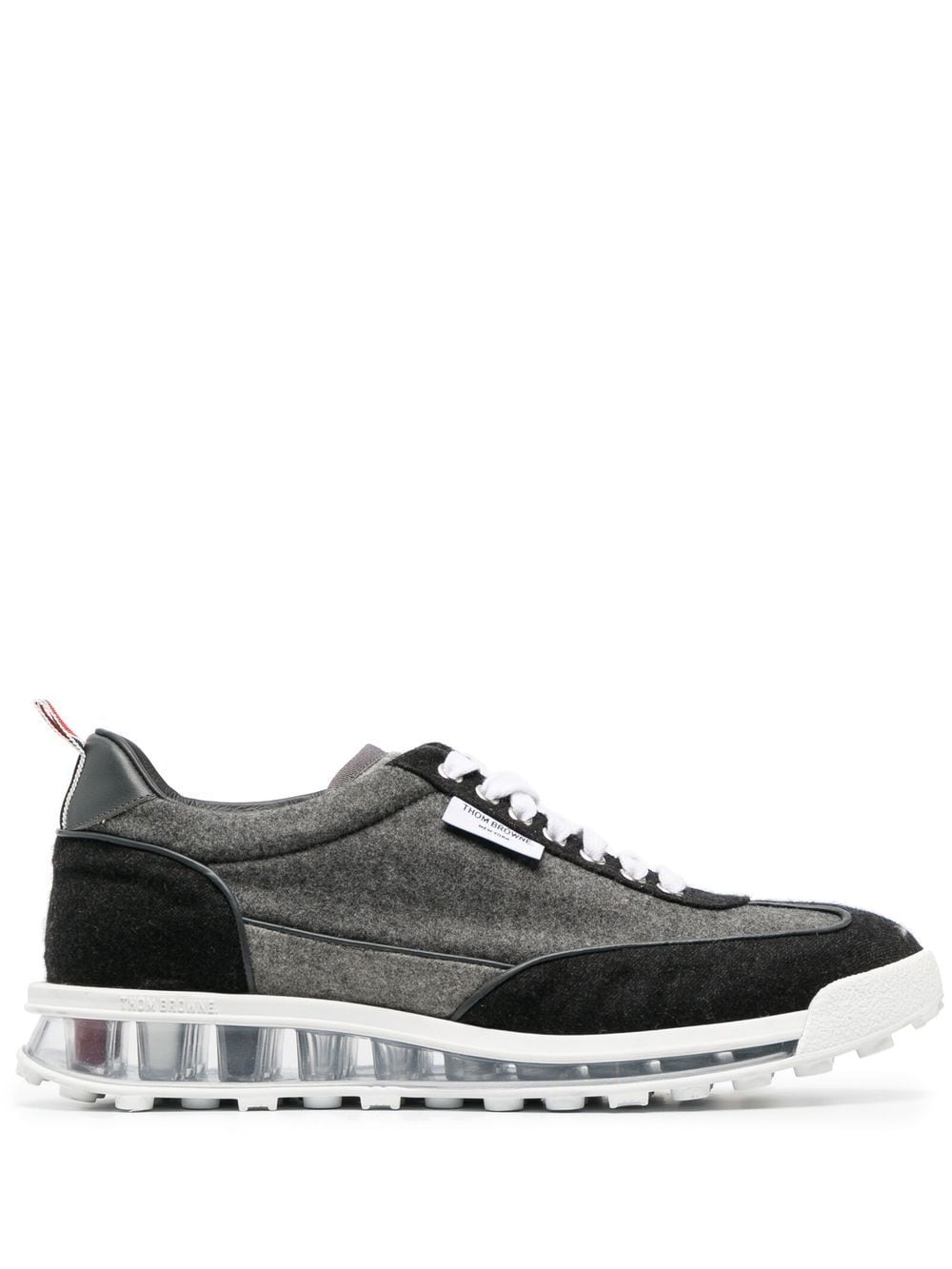 THOM BROWNE Low-Top Leather Sneaker