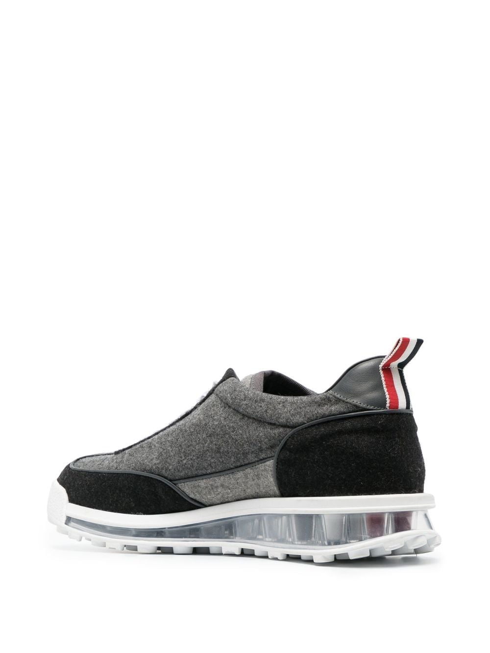 THOM BROWNE Low-Top Leather Sneaker