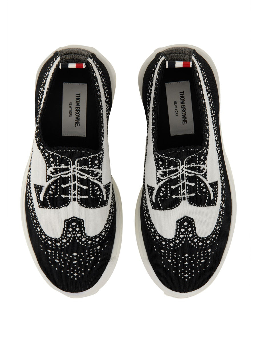 THOM BROWNE Tech Runner Mini Sneakers for Men