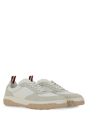 THOM BROWNE Men's Premium Leather Sneakers