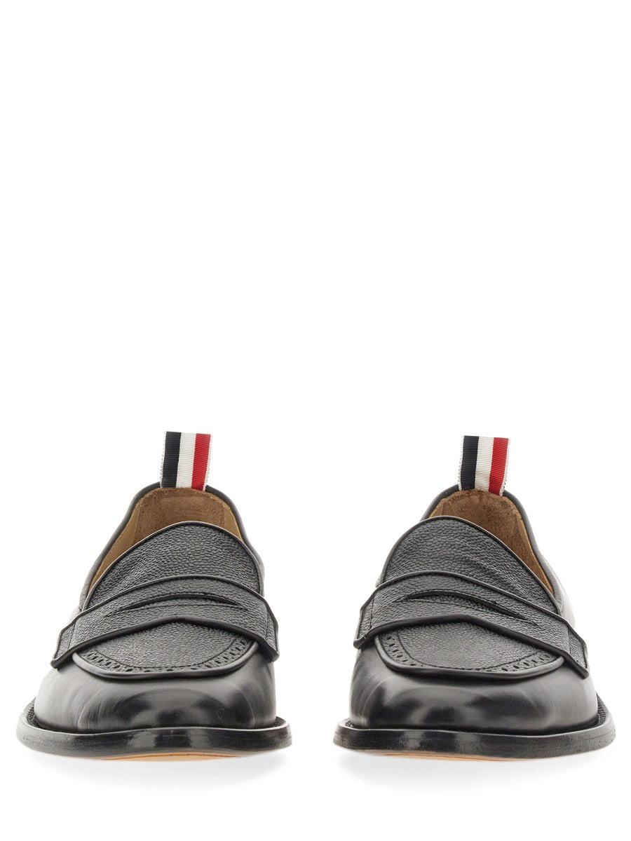 THOM BROWNE Varsity Penny Loafer - Men's 2.5 cm Leather Sole