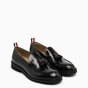 THOM BROWNE Men's Leather Moccasin with Tassels