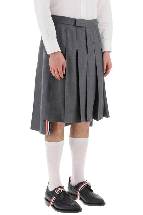 THOM BROWNE Classic Rise Backstrap Knee Length Skirt for Men