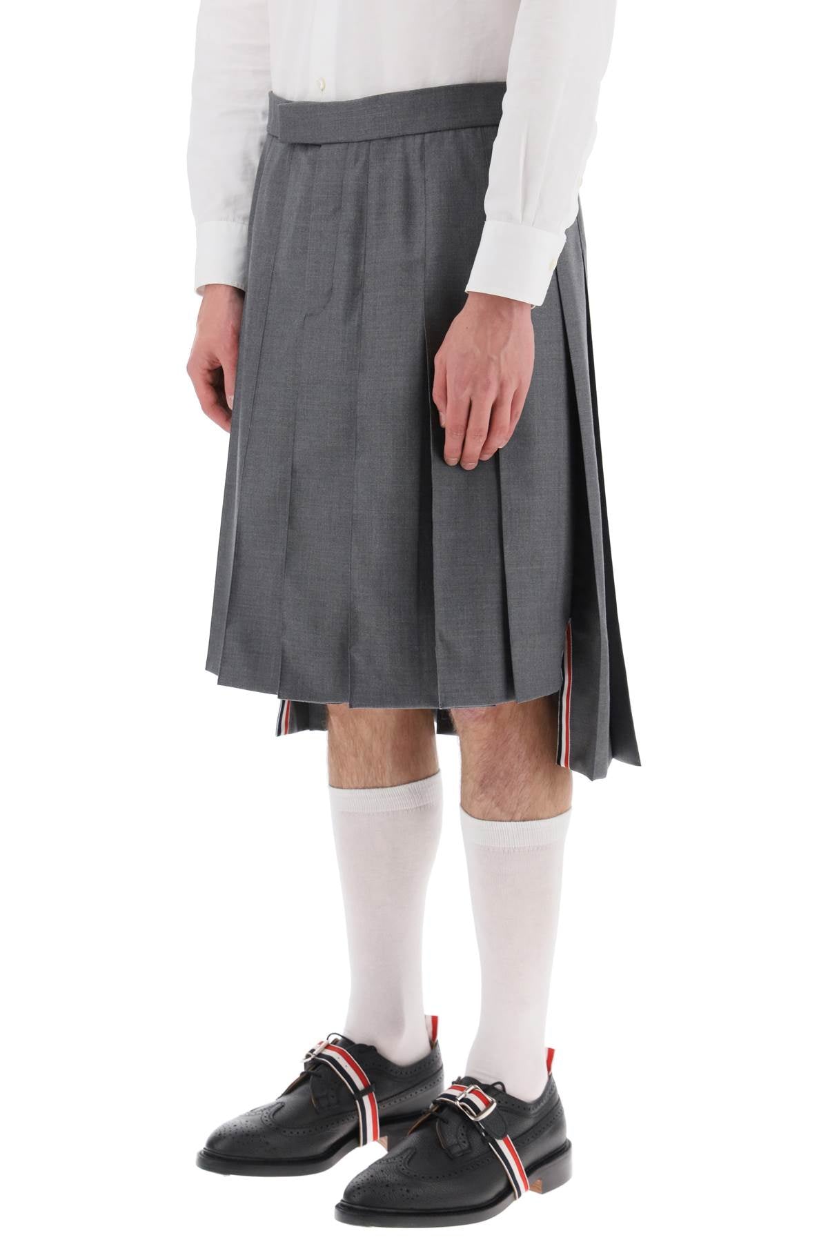 THOM BROWNE Classic Rise Backstrap Knee Length Skirt for Men