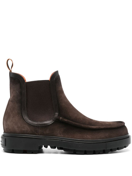 SANTONI Premium Men's Leather Boots - FW24