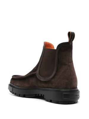 SANTONI Premium Men's Leather Boots - FW24