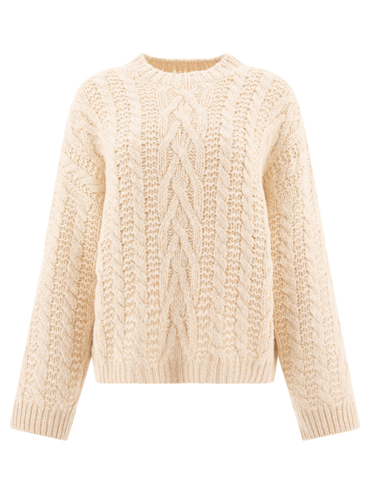 BRUNELLO CUCINELLI Regular Fit Cable-Knit Sweater