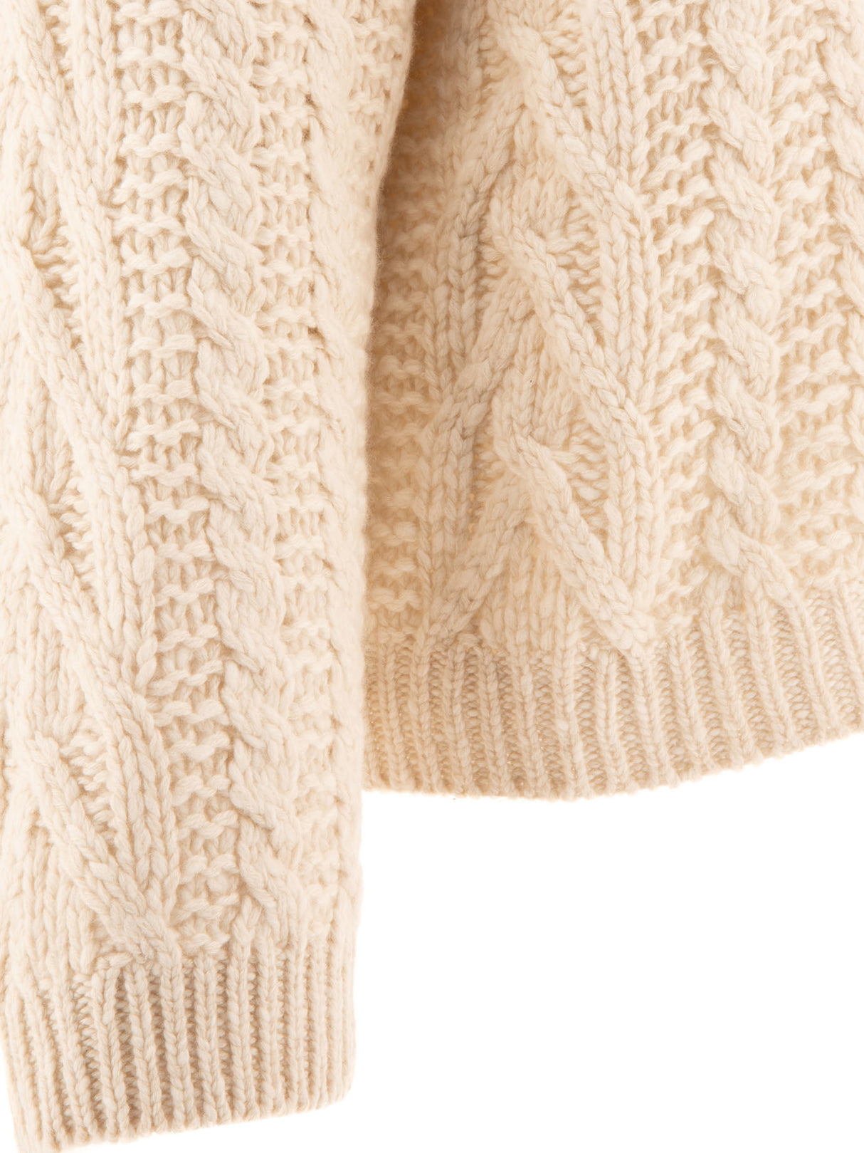 BRUNELLO CUCINELLI Regular Fit Cable-Knit Sweater